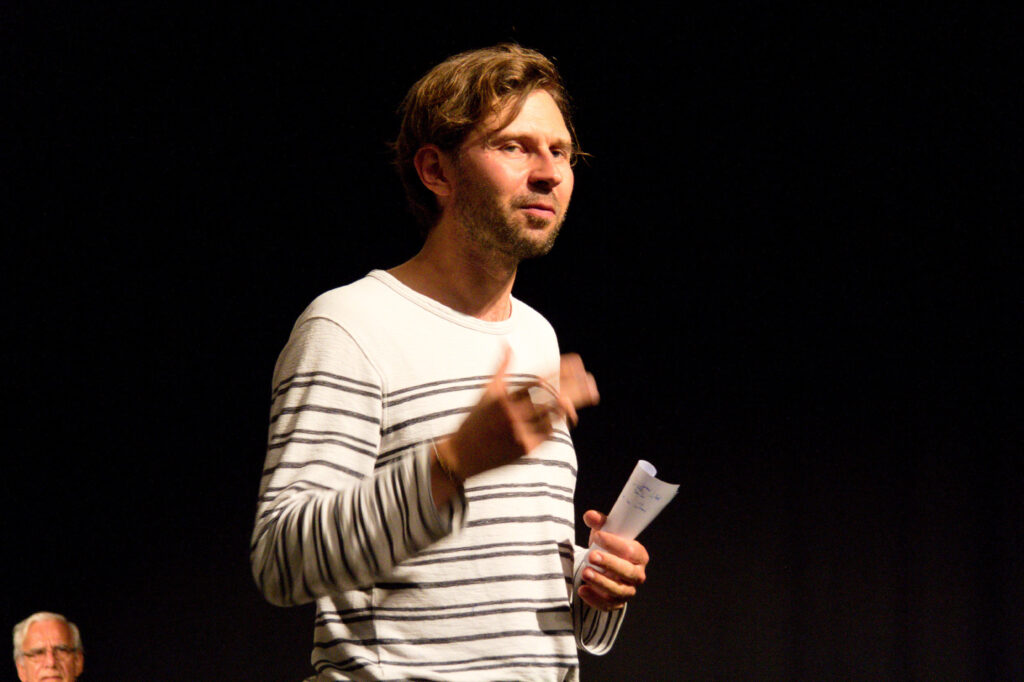 Gabriel Dufay, animateur de l'Atelier d'écriture - Le Garage Théâtre