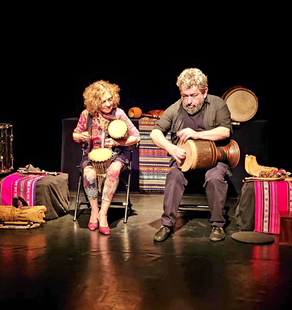 Pablo Cueco et Mirtha Pozzi - Garage Théâtre - Photo Nadine Mouloise